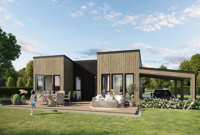 Pen og moderne enebolig med sentral og attraktiv beliggenhet i Selbu sentrum